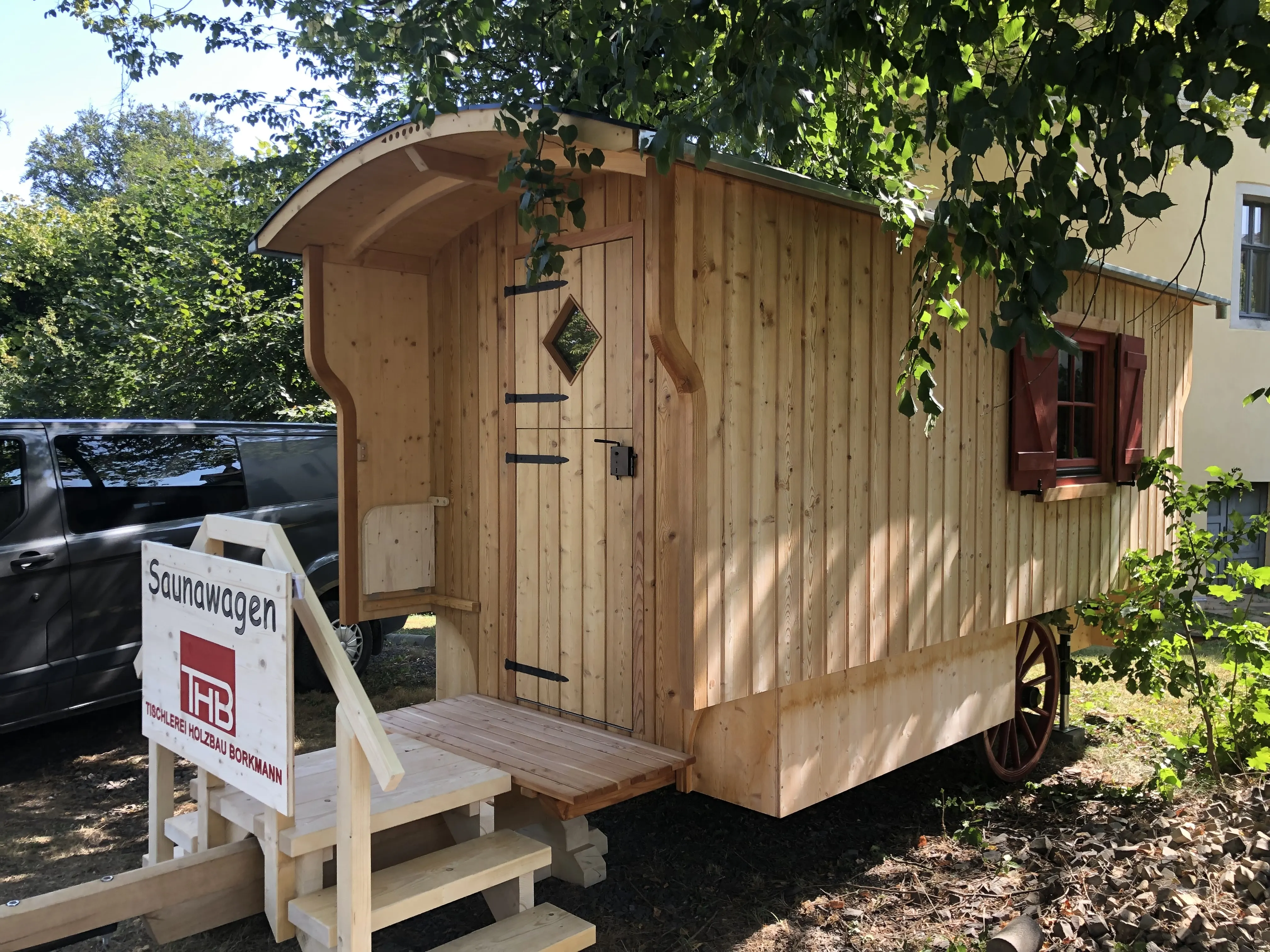 Mobiles Holzbauprojekt