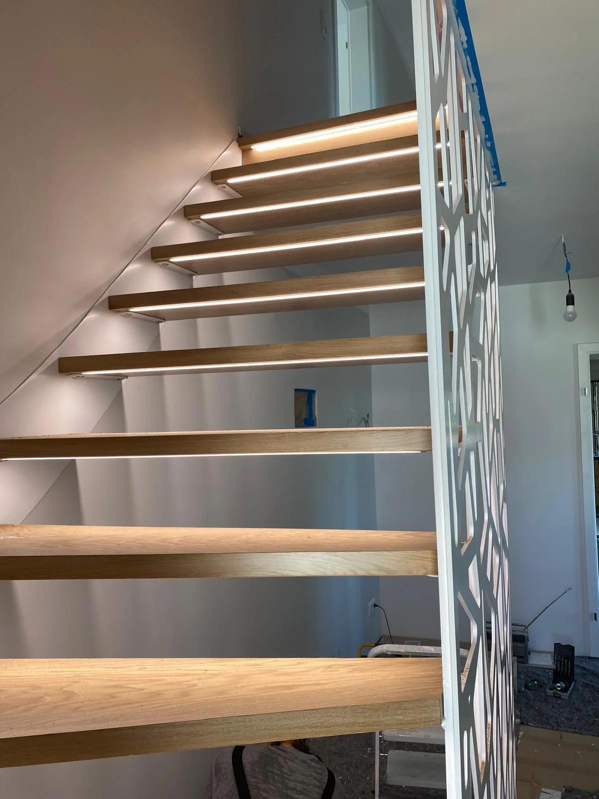 Treppenbau Projekt Freitragende Treppe