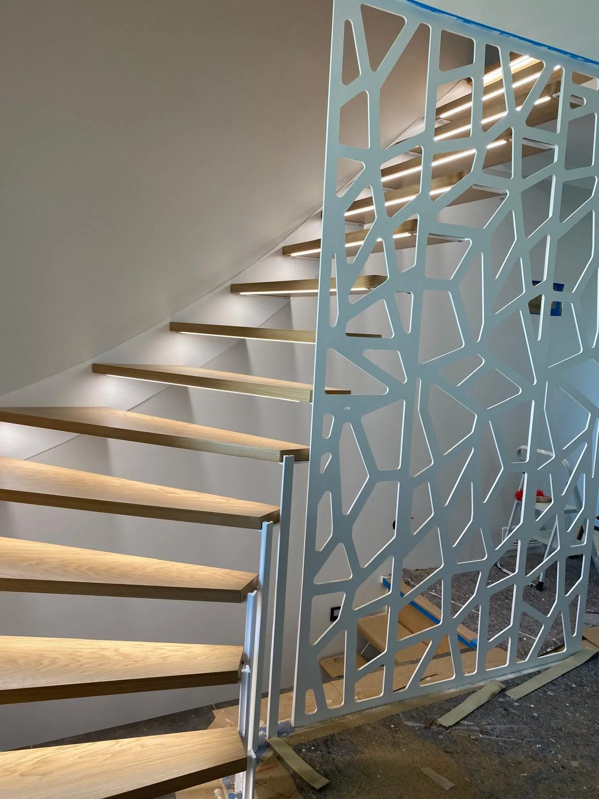 Treppenbau Projekt Treppe mit Geländer