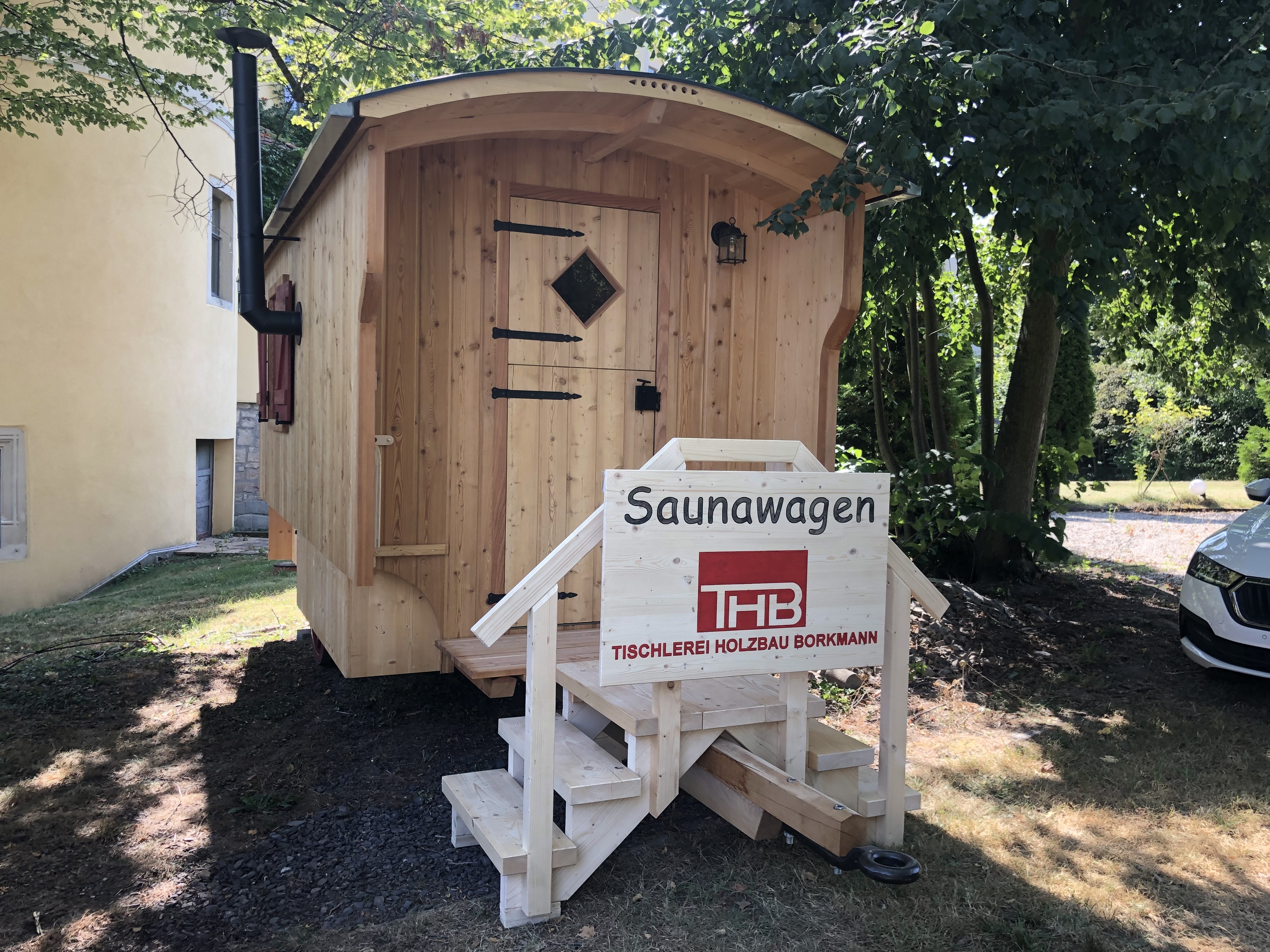 Referenzprojekt Saunawagen